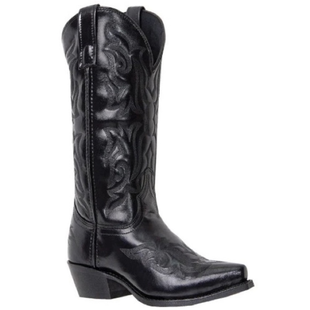 Black Vintage Cowboy Boots - Picture 1 of 4